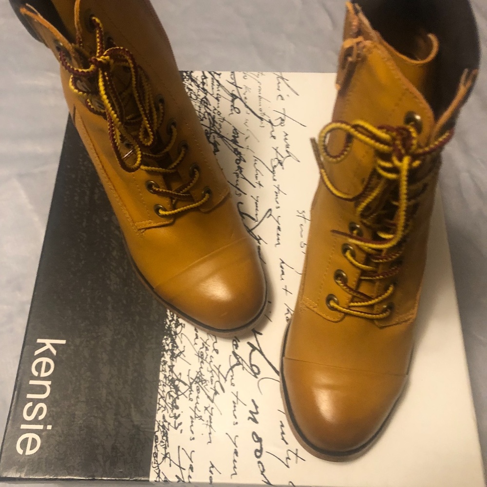 Kensie Wheat Construction Boot - image 3